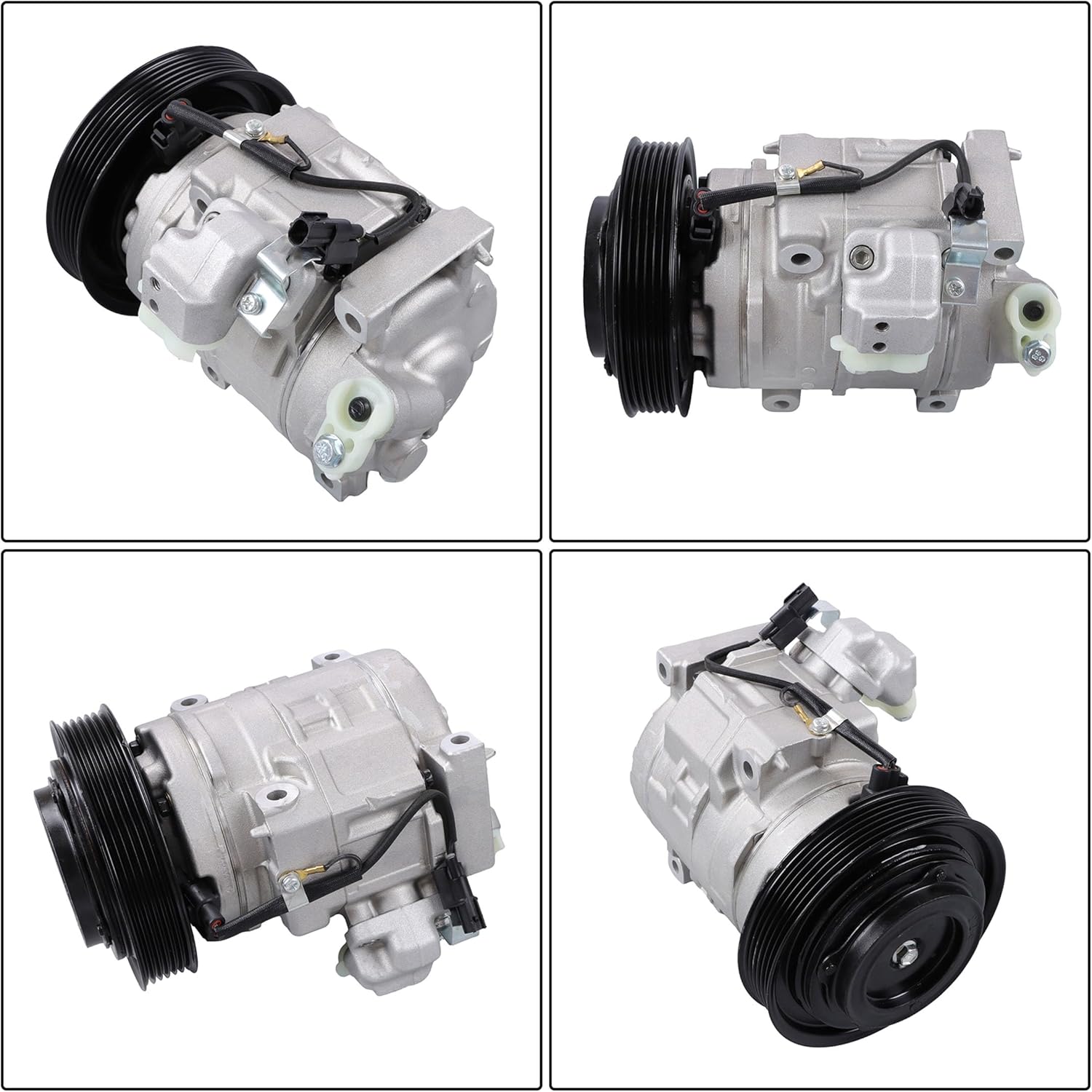 A/C Compressor with 10SR15C Style Replacement for Honda Accord Crosstour Replacement for Acura TSX 2008-2015