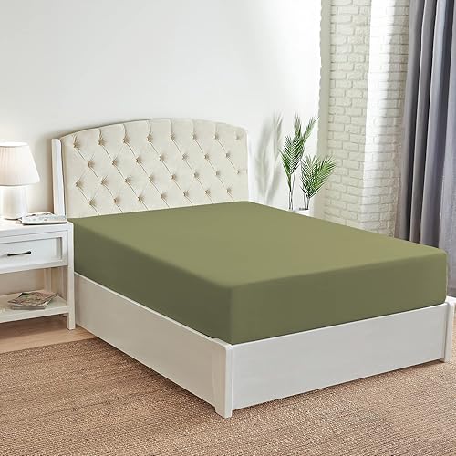 Miniatura 3 de Mellanni Sábana bajera tamaño California King  Sábanas de cama de la colección icónica, sábanas suaves y refrescantes con bolsillo profundo de hasta