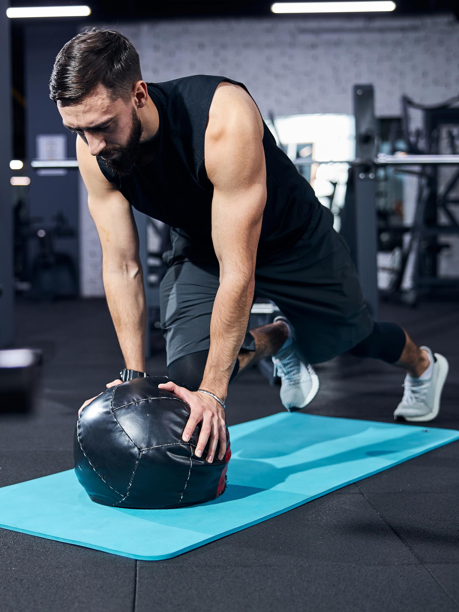Lot de 3 débardeurs sans manches pour homme - Séchage rapide - Respirant - Fonction fitness - Gym - Course - T-shirt sans manches pour homme