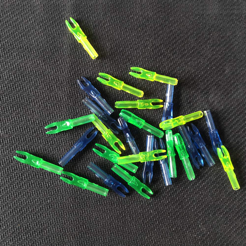 50 Cocche Per Frecce Da Tiro Con Arco - Diametro 4.2mm - Per Caccia E Target - Plastica Resistente