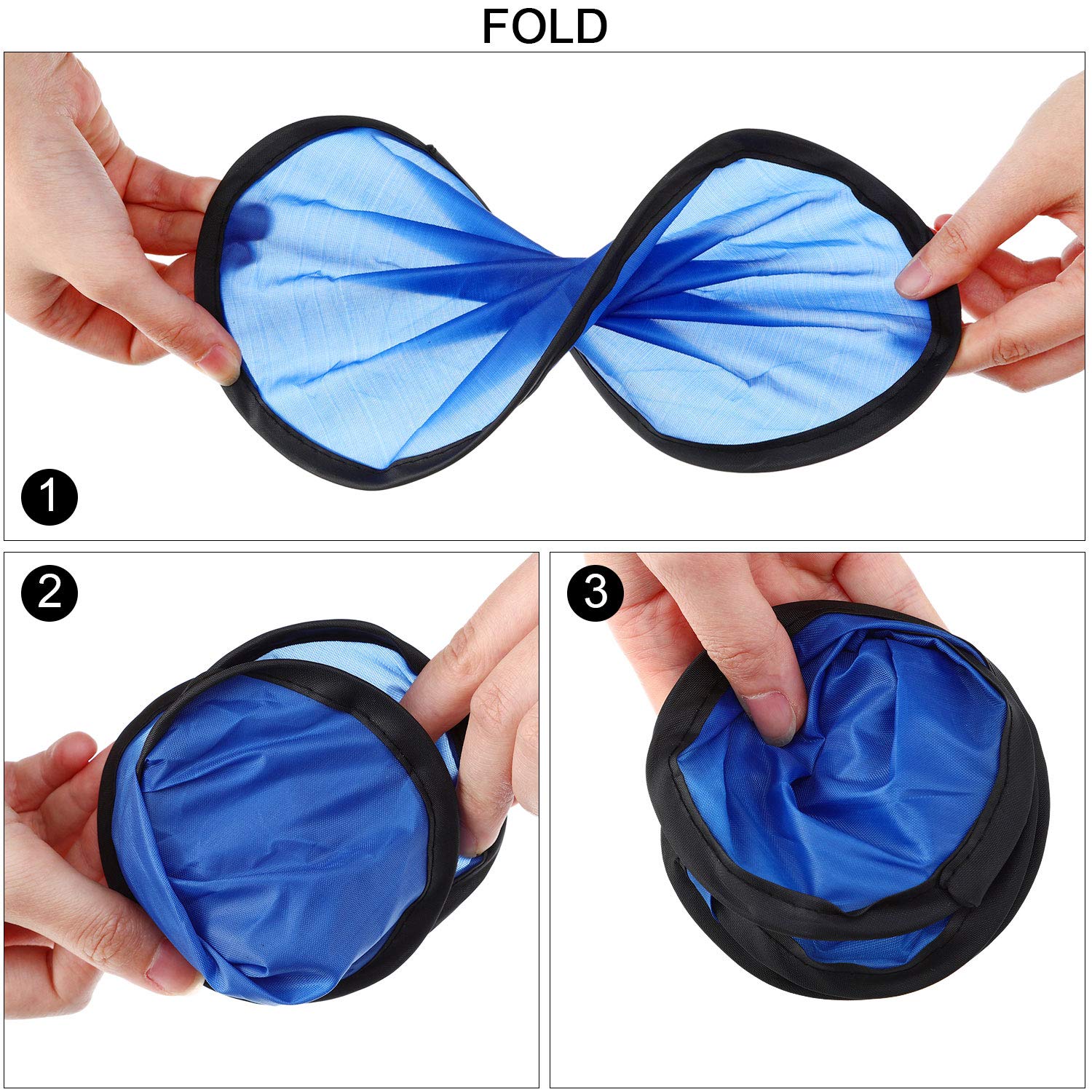 Snapklik.com : Norme 24 Pieces Folding Pocket Toy Set Foldable Flying Disc
