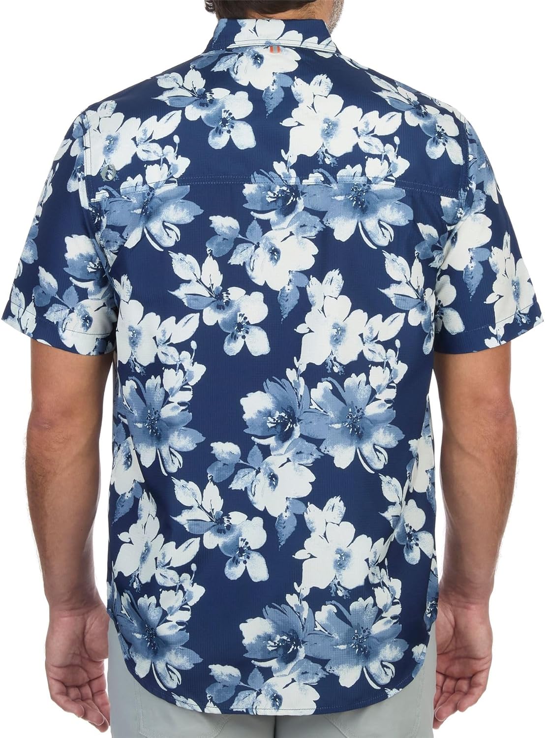 The American Outdoorsman Short Sleeve Button-Down Pattern Print Casual Shirt Quick-Dry with Sun Protection