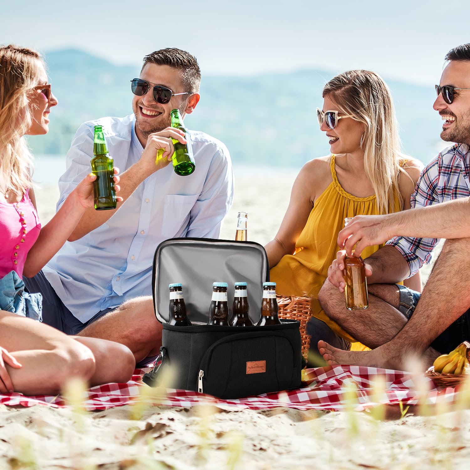 Geïsoleerde lunchtas 9L - thermische koeltas - ideaal voor werk en picknick