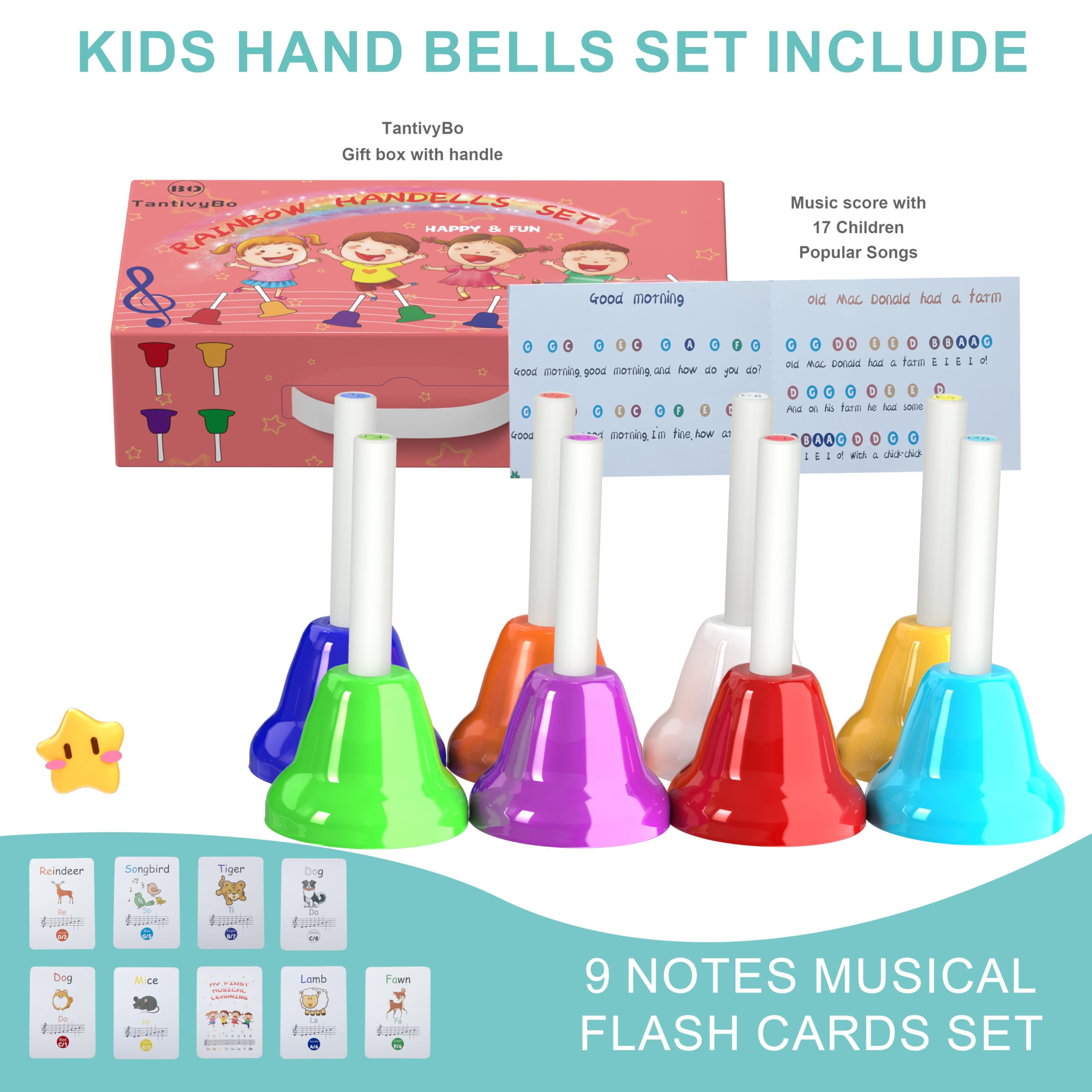Bells Notes Bells Musical Notes With Handles Music Note Bell Etsy