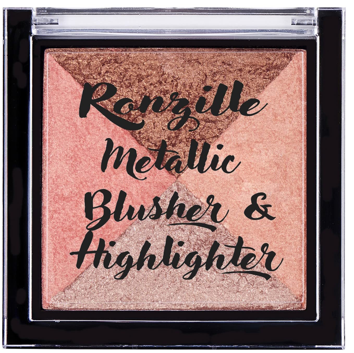 RONZILLE Square Shimmer Brick Metallic Highlighter (Shade 05)-picture-18