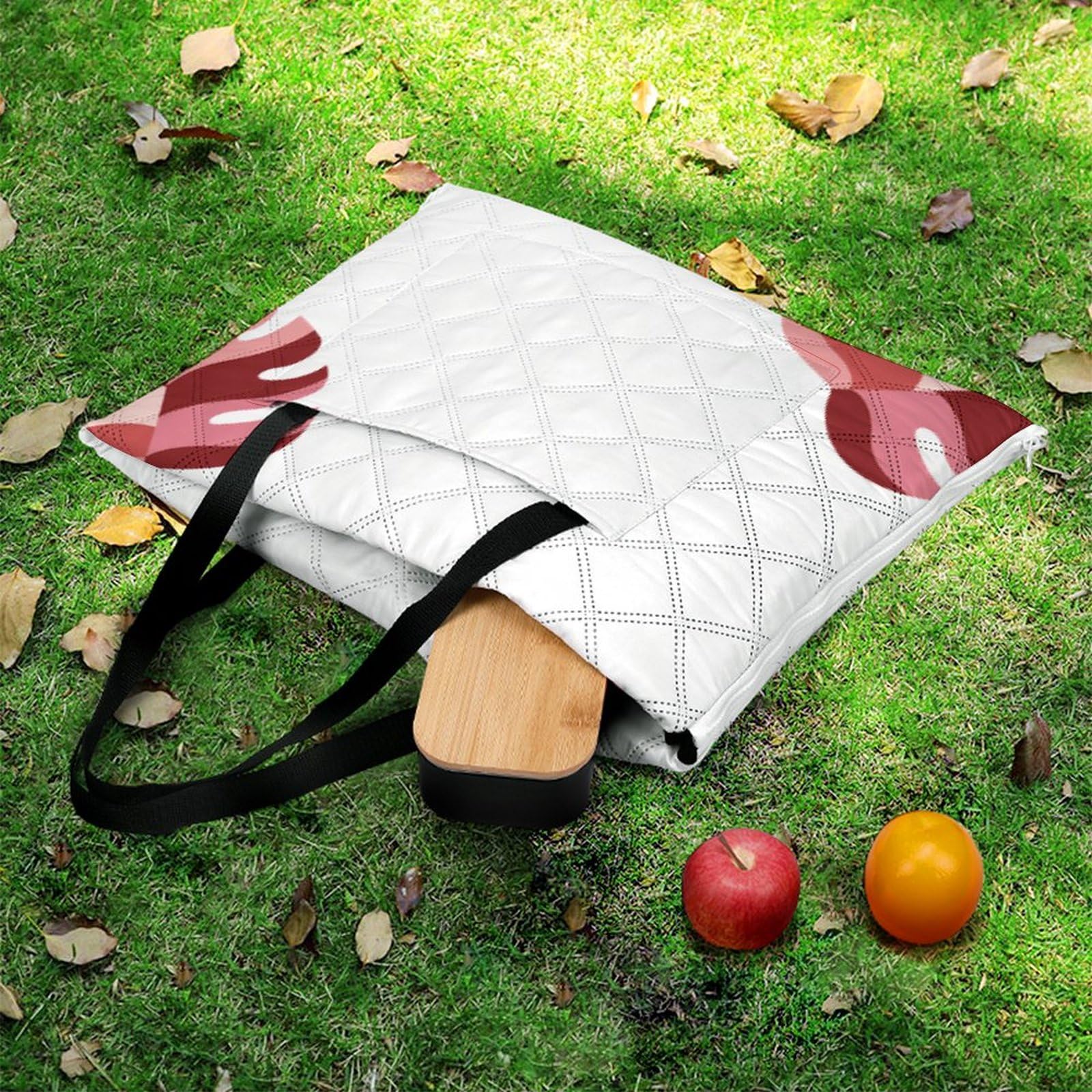 3D Stampa Turtle Backed Bamboo Pink Coperta Picnic Impermeabile Stuoia Spiaggia Pieghevole Coperta Da Picnic Per Spiaggia Campeggio Pic-nic Attività All'aperto 200x200cm