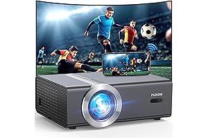Advanced Cinematic Experience: FUDONI Projector with 20000L Brightness, Native 1080P