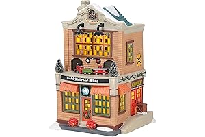 7.87" Dept 56 Christmas in the City Village Model Railroad Shop Lit Building