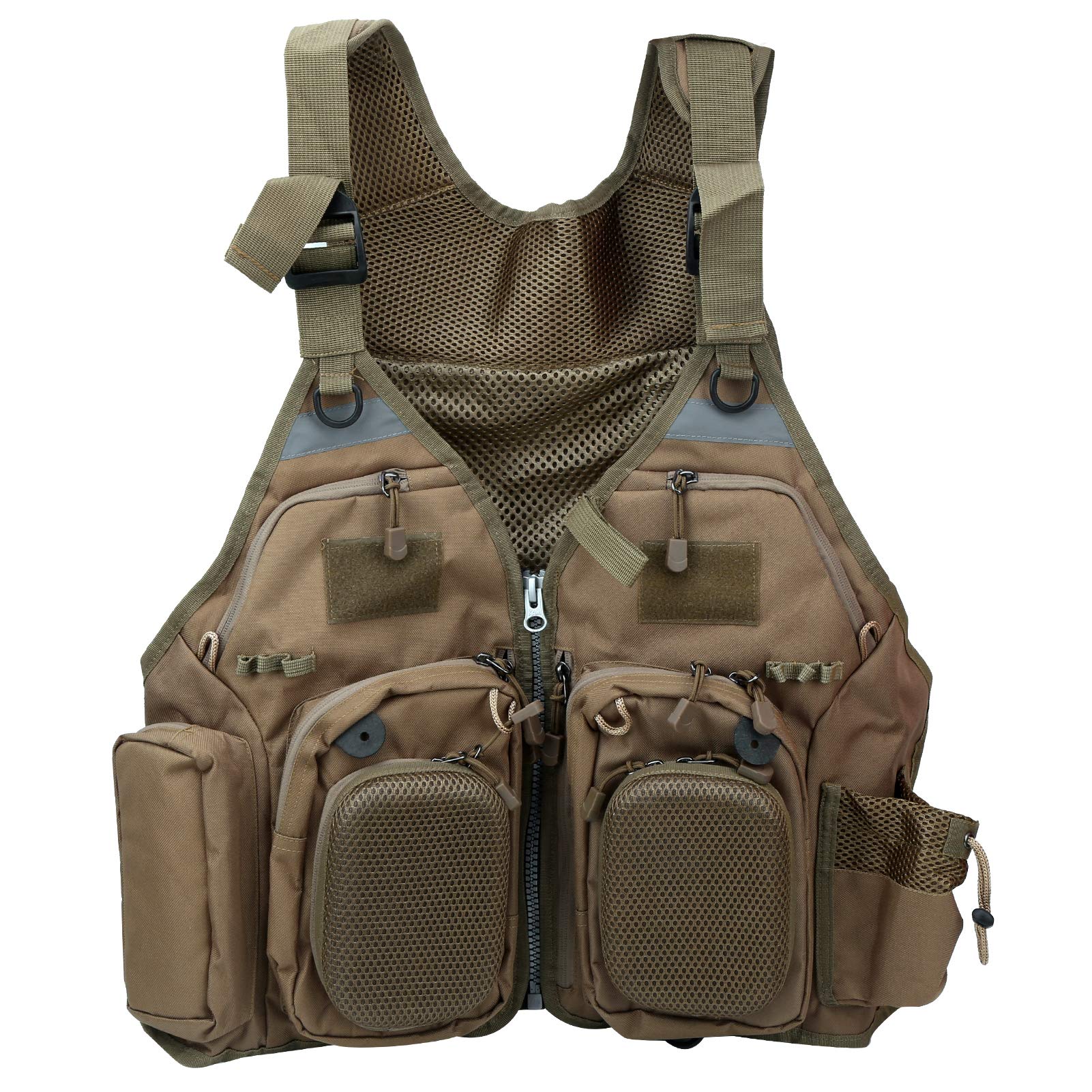Chaqueta de Pesca al Aire Libre, Chaleco Deportivo de Pesca al Aire Libre, Chaquetas de Pesca Profesionales con múltiples Bolsillos, Chaleco para Hombres
