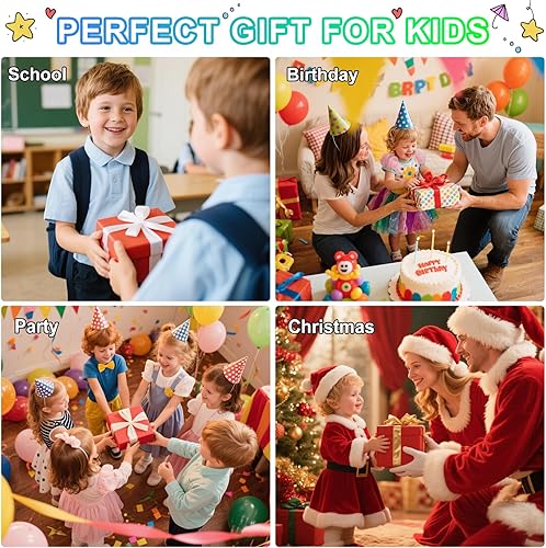 Miniatura 7 de Air Dry Clay for Kids, 12 Animals Modeling Clay Kit with 8 Sculpting Tools and Clear Acrylic Sheet, Soft & Non-Sticky, Safe & Non-Toxic Magic Clays,