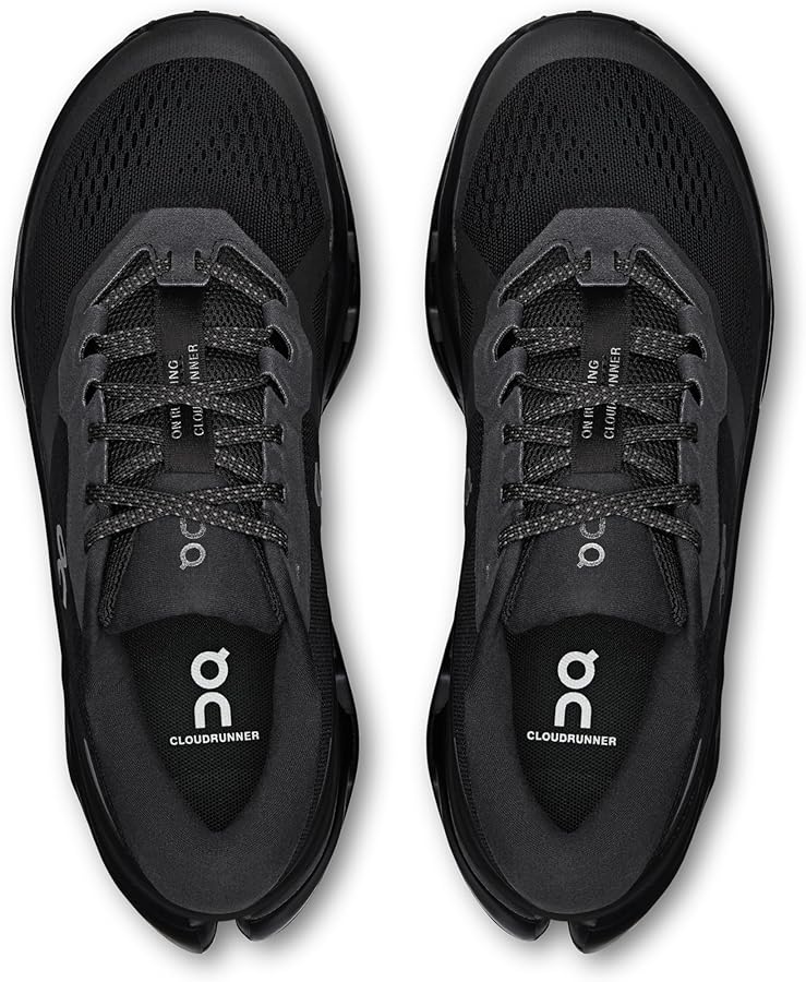 Amazon.com | On Mens Cloudrunner 3, Black/Black 7 Medium | Road