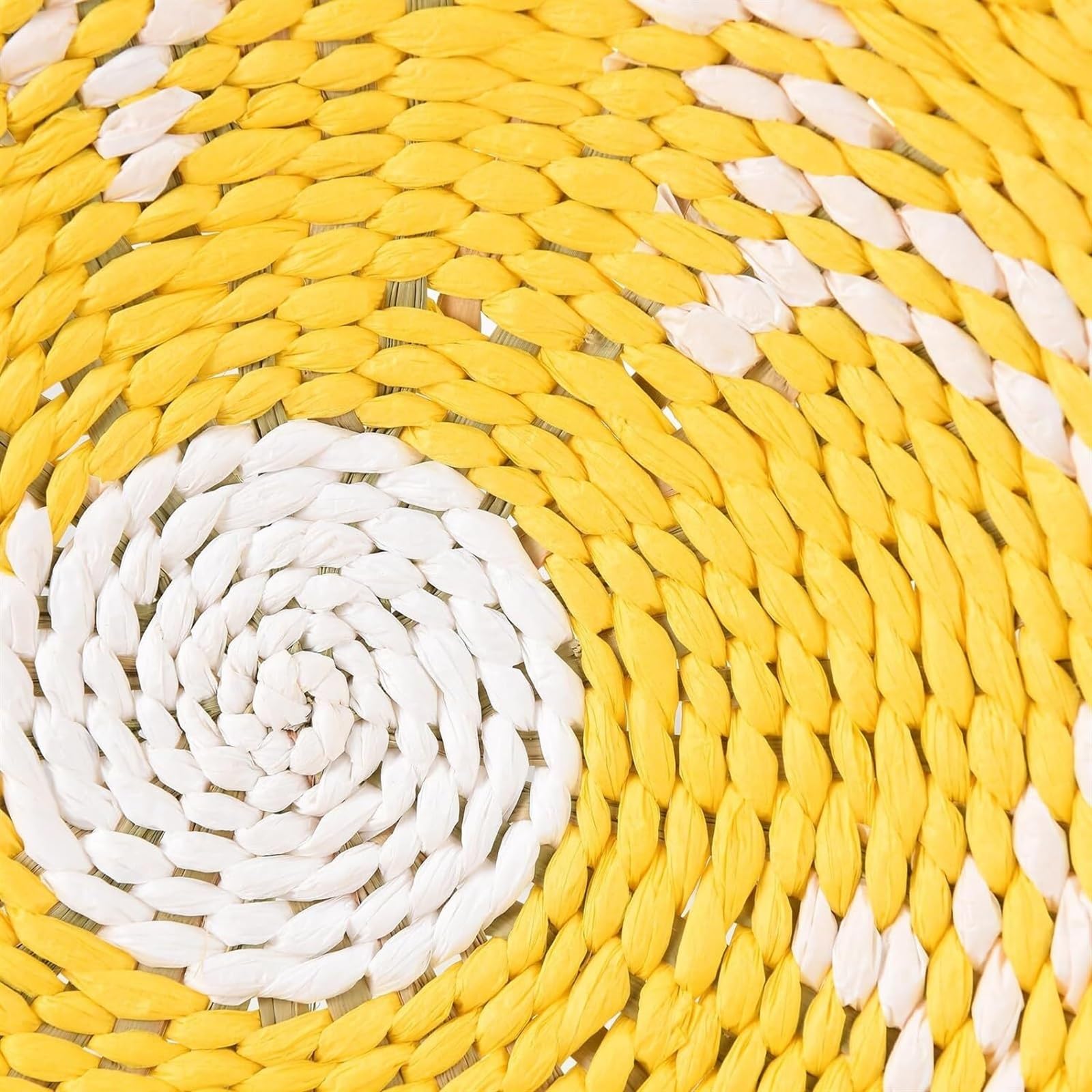 5 Stück Boho-Wandkörbe, Dekor, Seegras, for Aufhängen, Gewebter Wandkorb, Dekor, Rattan-Wandkorb, Dekorative Runde Wandbehang-Schalen, Teller, Afrikanische Hängende, Gewebte