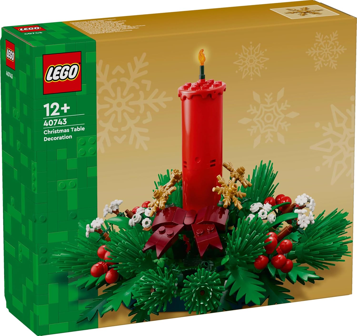Lego 40743 Christmas Table Decoration Toy Birthday Present Blocks Girls Boys Children 12 13 14 Years Old Elementary School Mom Father Painting Art