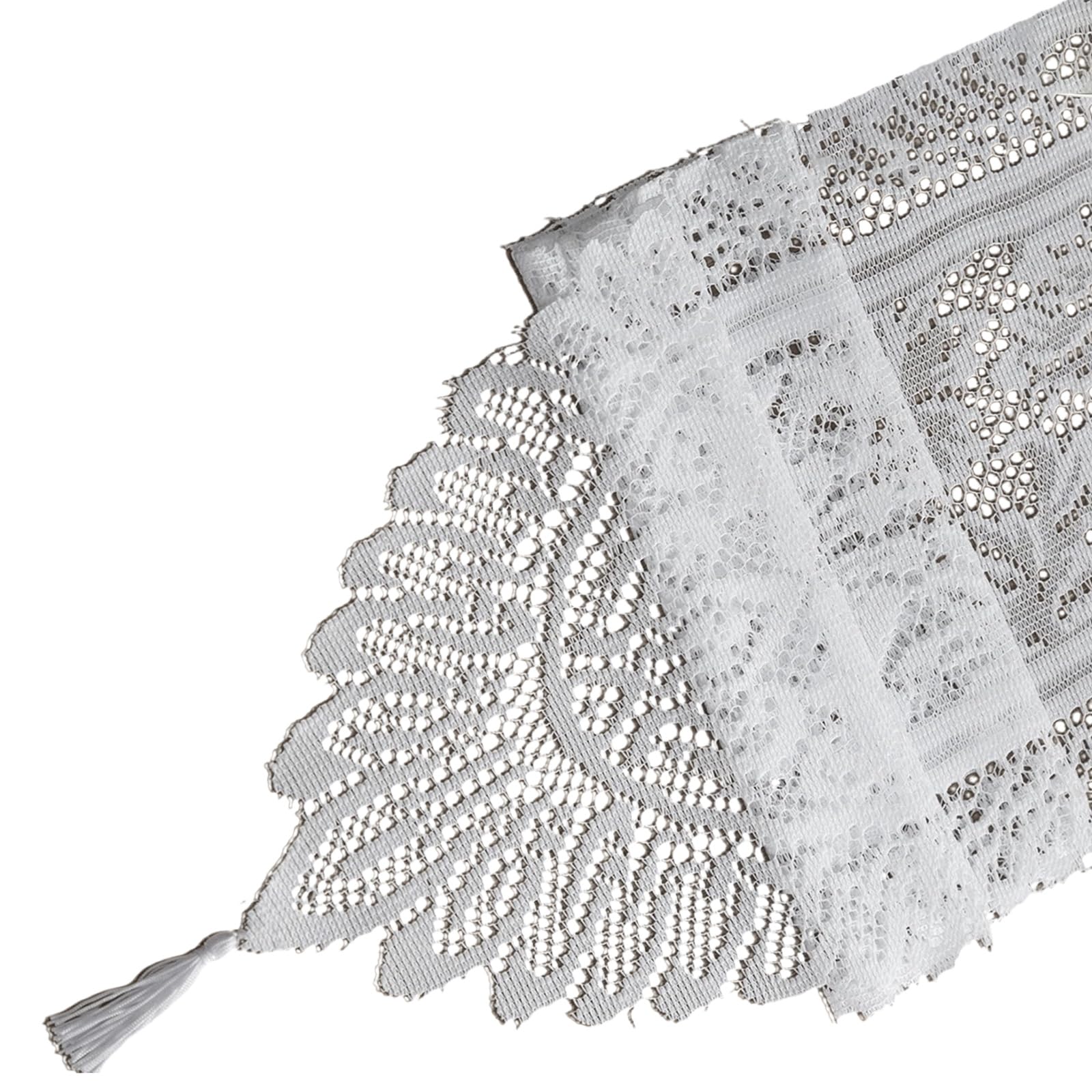 Table Linen with Delicatedly Tasseled Embroidered Tablecloth for Home Dining Wedding Decorations and Festival Event Festival Table Setting