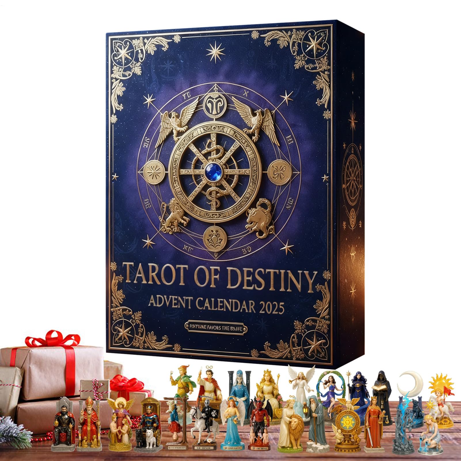 Tarot Calendar Advent - 2025 Christmas Figurine Series For