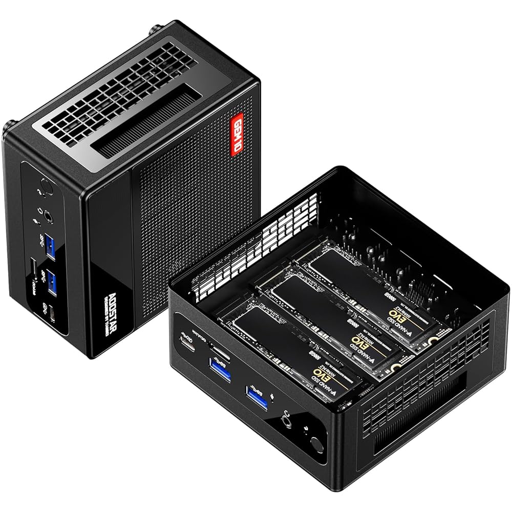 ミニPC AooStar Gem10 Ryzen 7 7840HS w/ 780M Amazon.com: AOOSTAR GEM10 Mini PC, Ryzen 7 7840HS (8C/16T