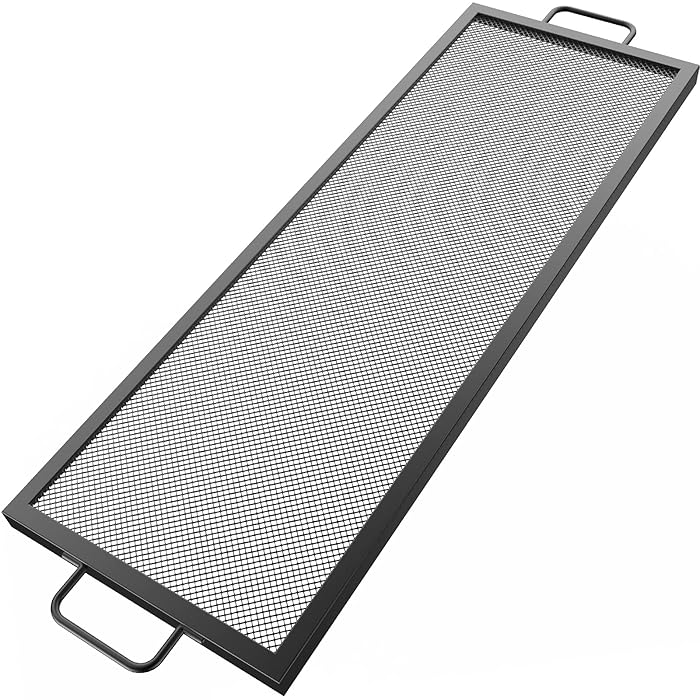 Buy VEVOR Rectangle Fire Pit Grate,44inch Fire Pit Grill Grate, X