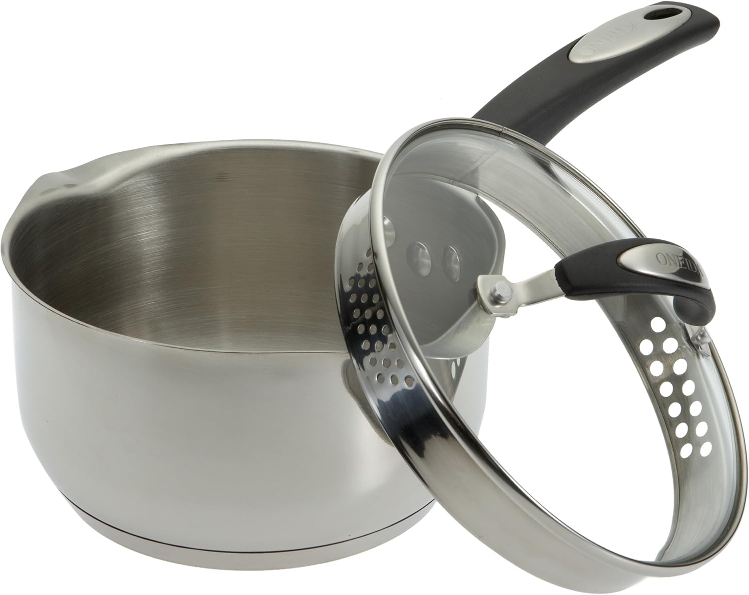 Oneida Cook N' Pour Stainless Steel 21/2Quart Sauce Pan