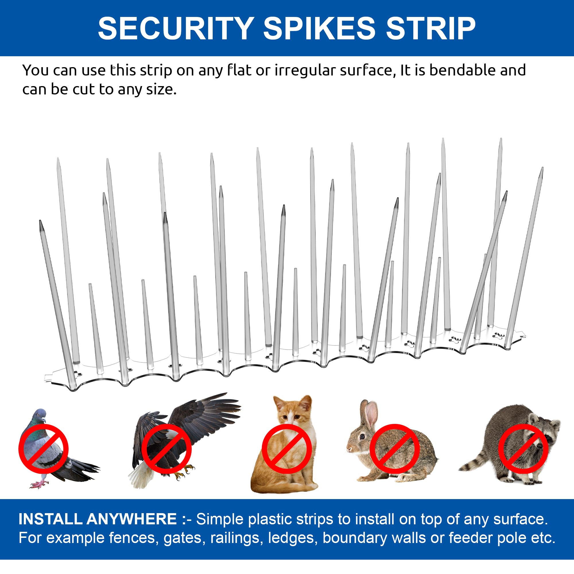 Bird & Pigeon Spikes - Protect Your AC! -5