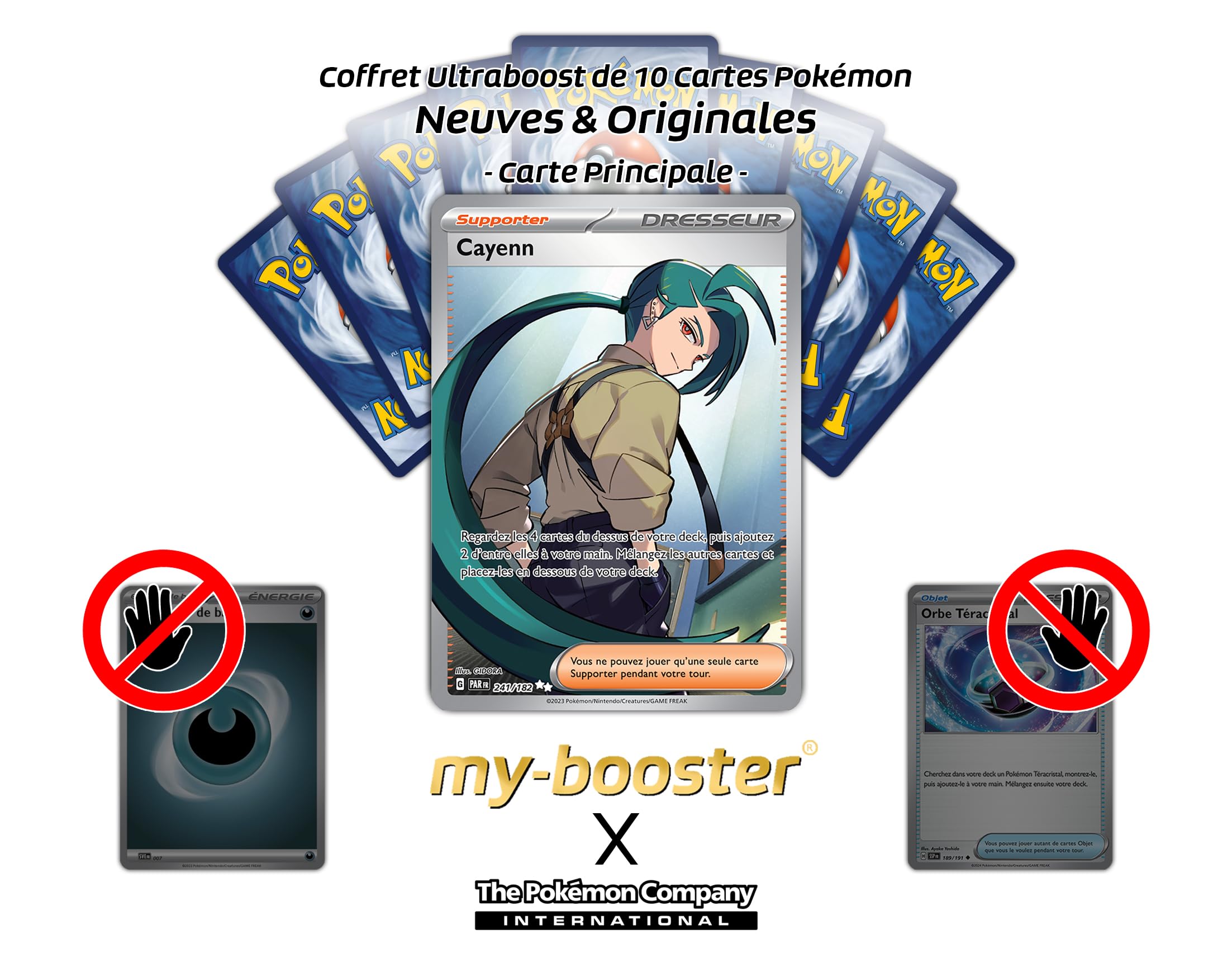 Carte Pokémon – Vitalité De La Professeure Olim 239/182, Full Art Secrète, Écarlate Et Violet 4 – Faille Paradoxe