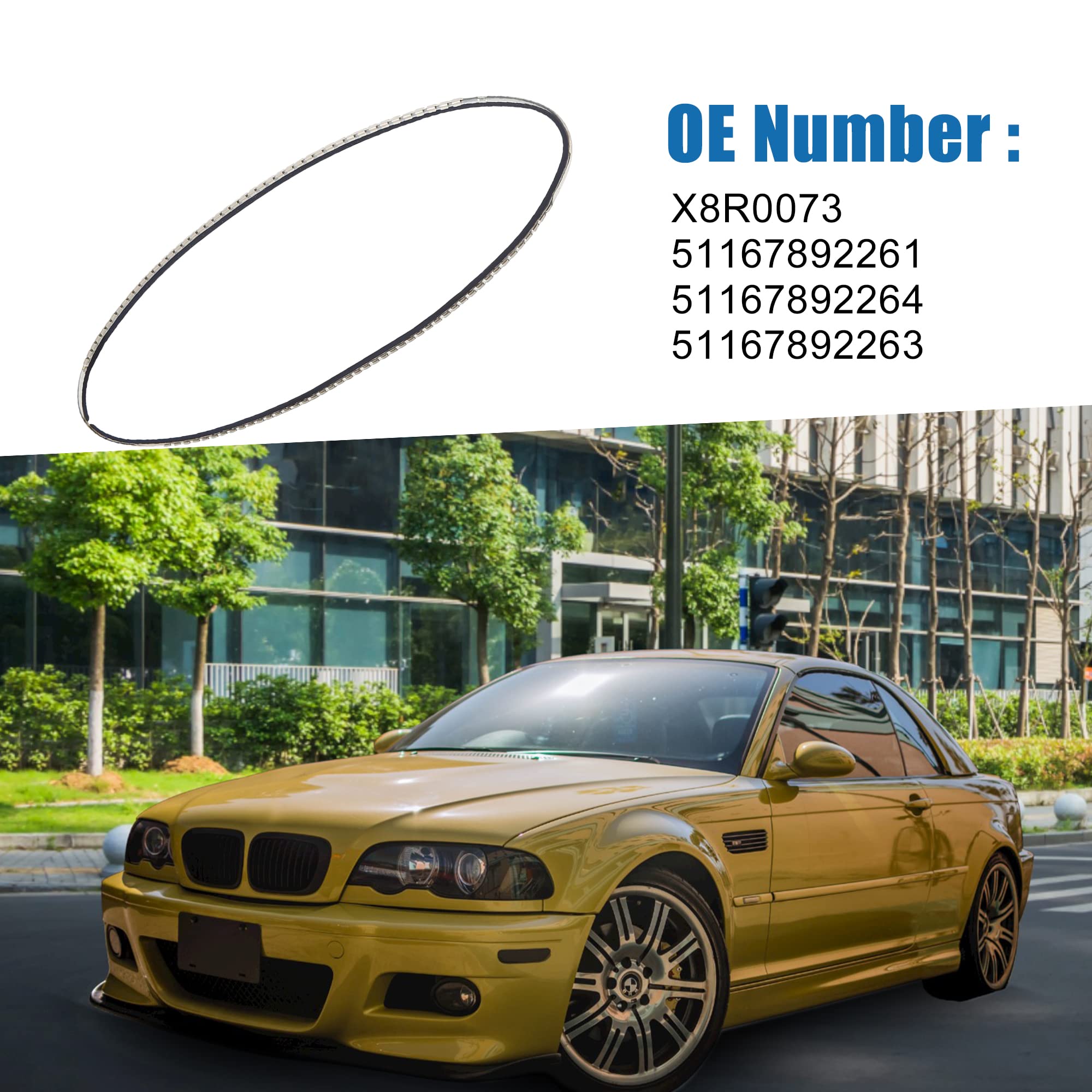 A ABSOPRO Car Rear View Mirror X8R0073 51167892261 51167892264  