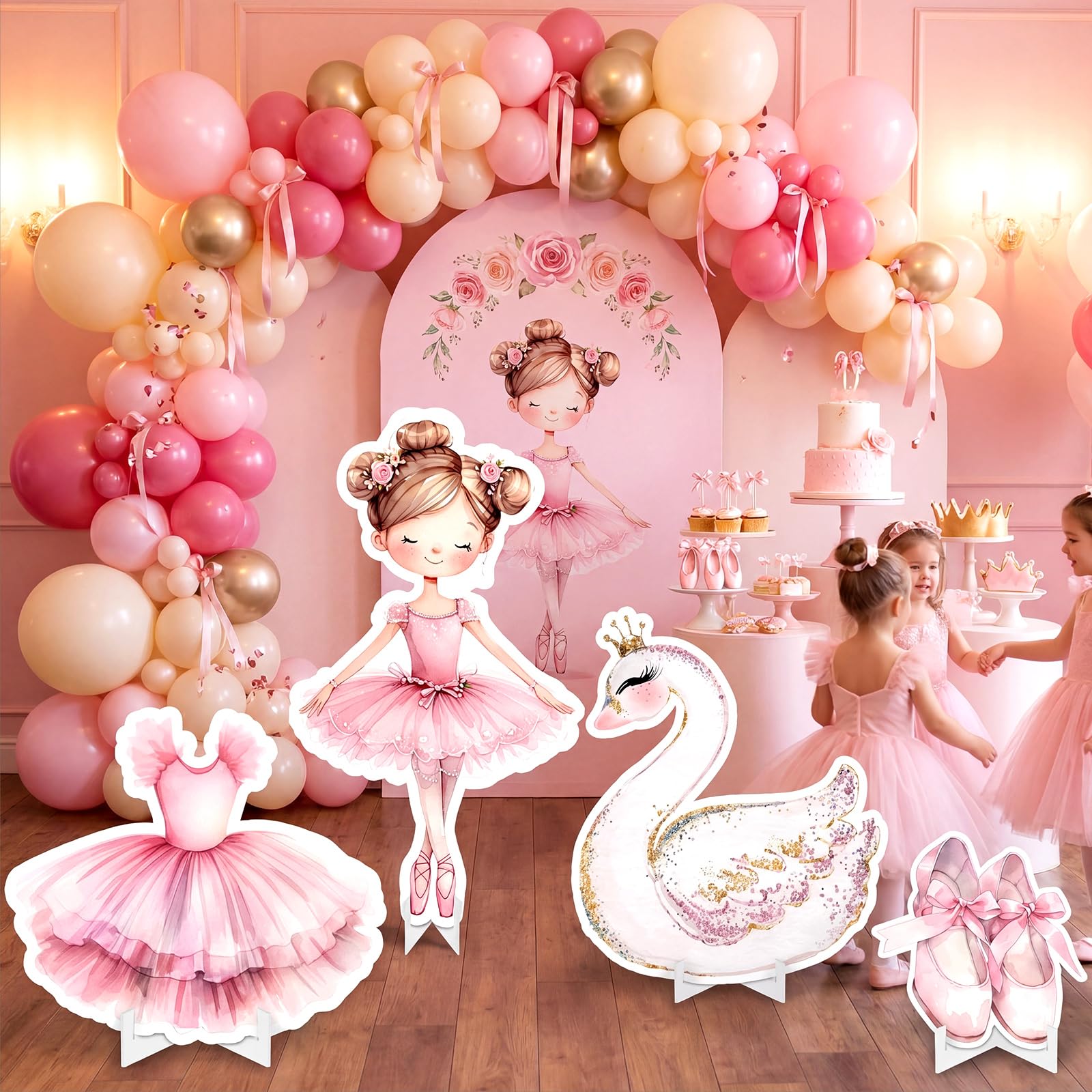 Photo 1 of Honoson Ballerina Dancer Cardboard Cutouts