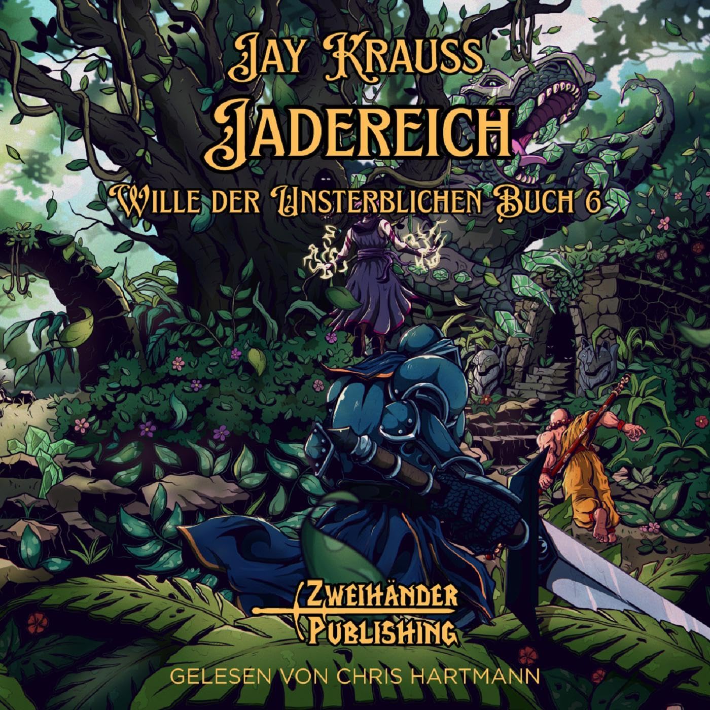 Cover art for Jadereich: Ein LitRPG-Abenteuer (Wille der Unsterblichen 6) (German Edition)