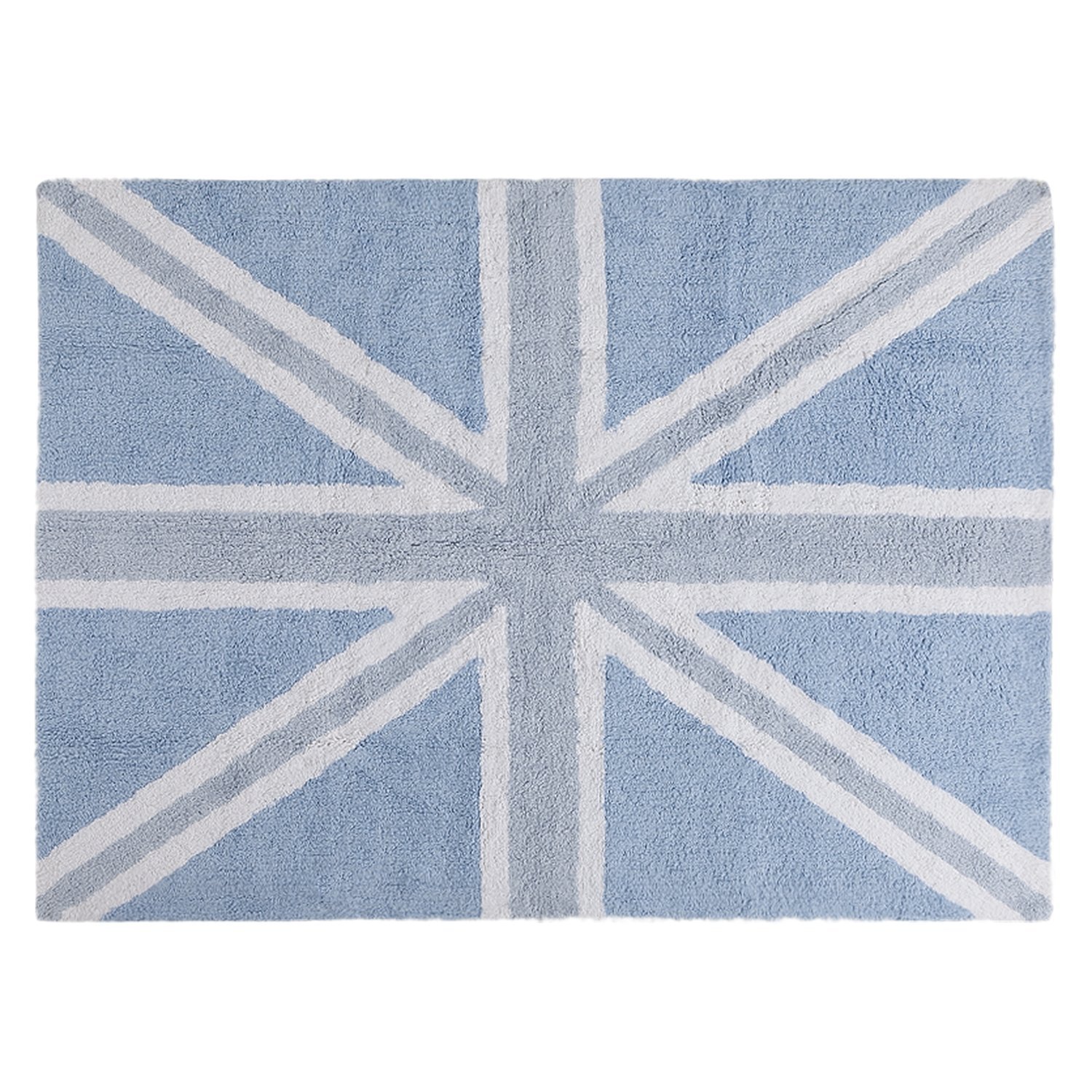 Lorena Canals Washable Rug (Flag England/Baby Blue)