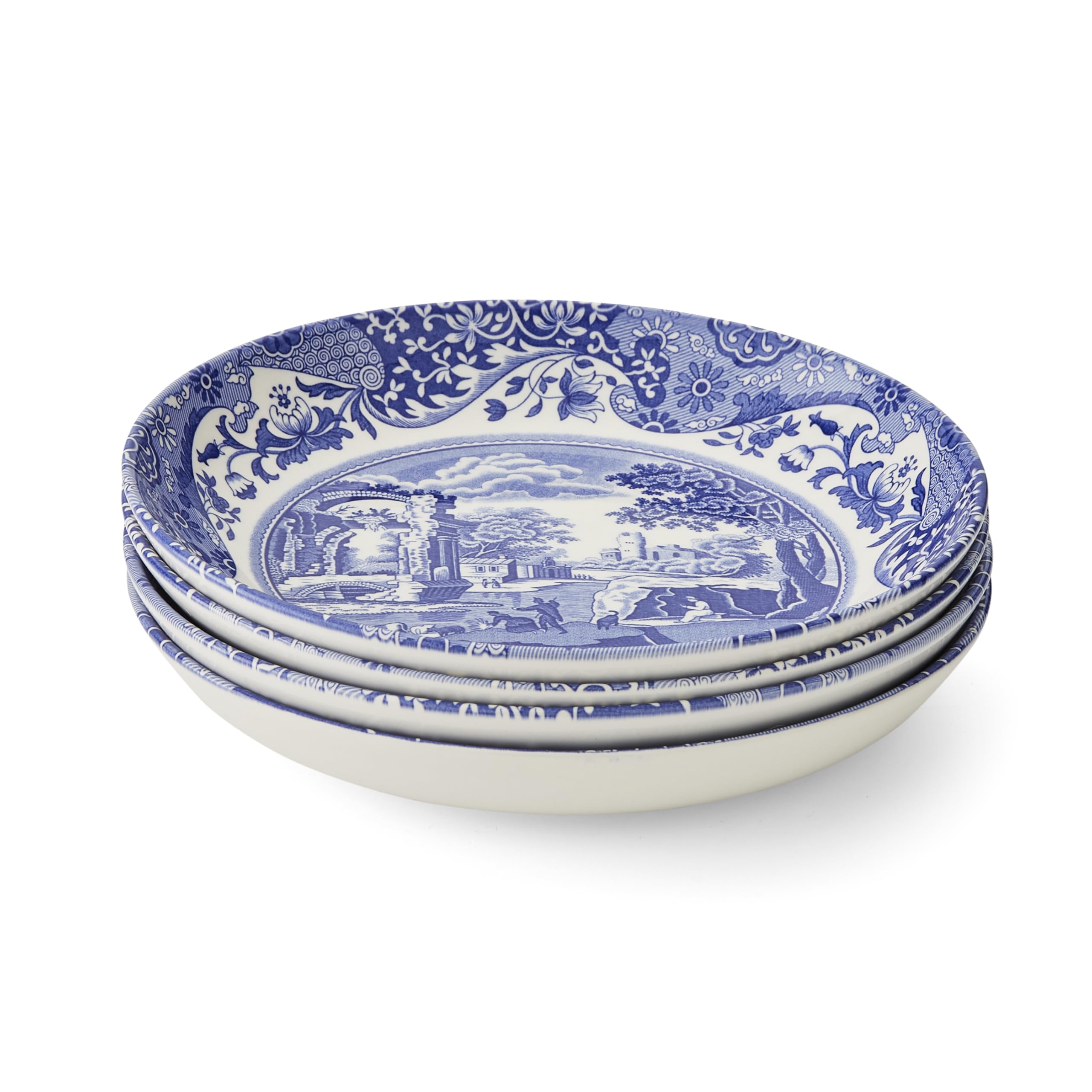 Amazon | Spode Blue Italian Pasta Bowl, Set of 4 by Spode | Spode