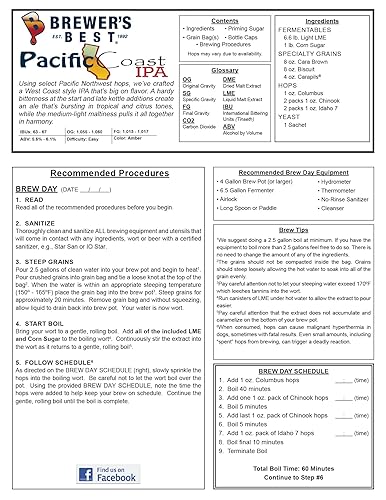 Miniatura 3 de Pacific Coast IPA Beer ingrediente Kit
