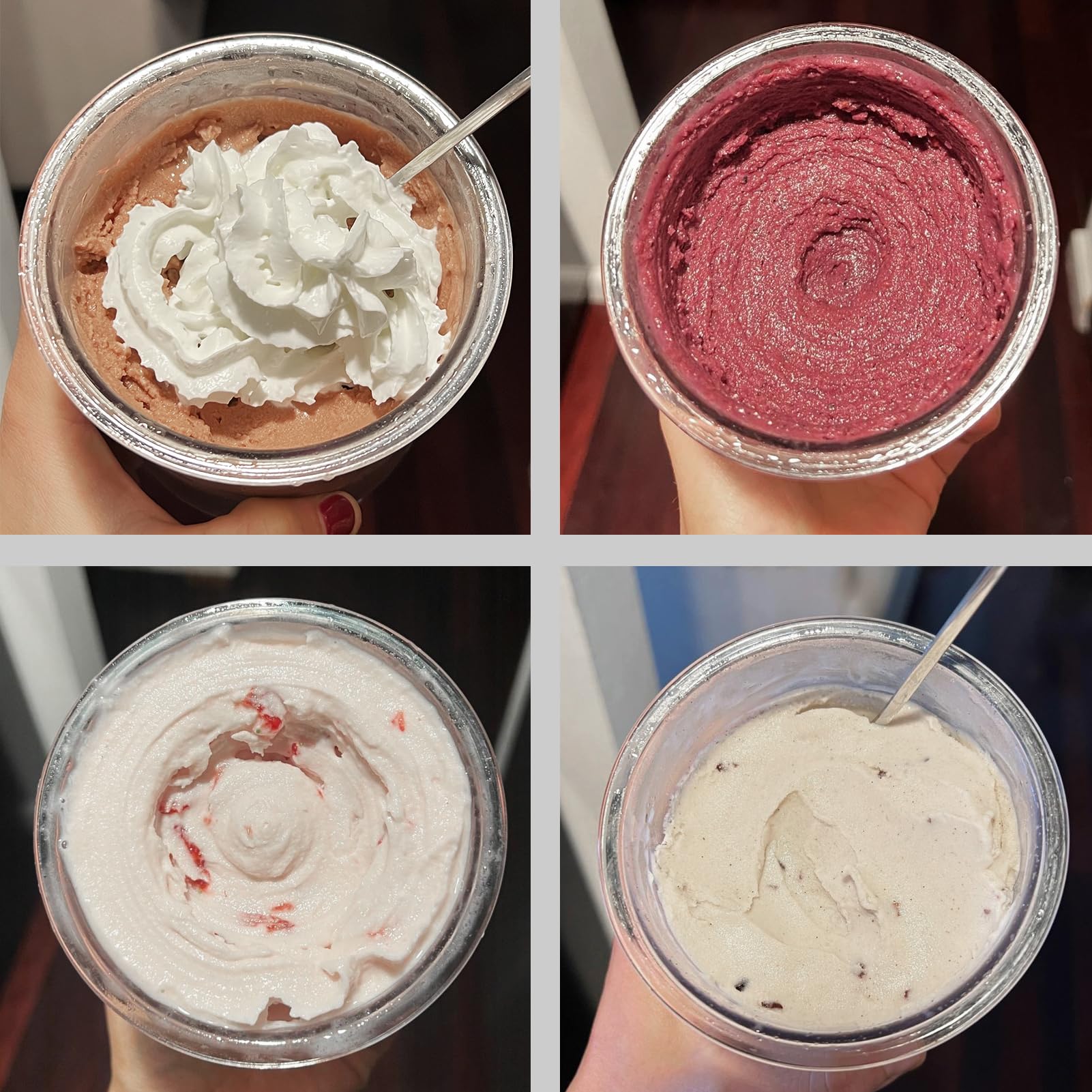 Amazon.com: 4 Pack Containers for Ninja CREAMi Ice Cream Maker