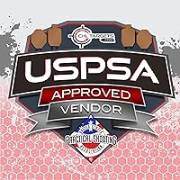 Vista 7 de Objetivos oficiales de cartón USPSA/IPSC, objetivo de torso para competición, objetivo de tiro de silueta, objetivos de cartón. Fabricado en EE. UU