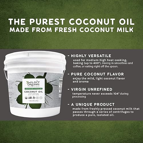 Miniatura 9 de Aceite de coco orgánico sin refinar - Aceite de coco orgánico para la piel - Aceite de coco orgánico para el cabello - Aceite de coco para cocinar -