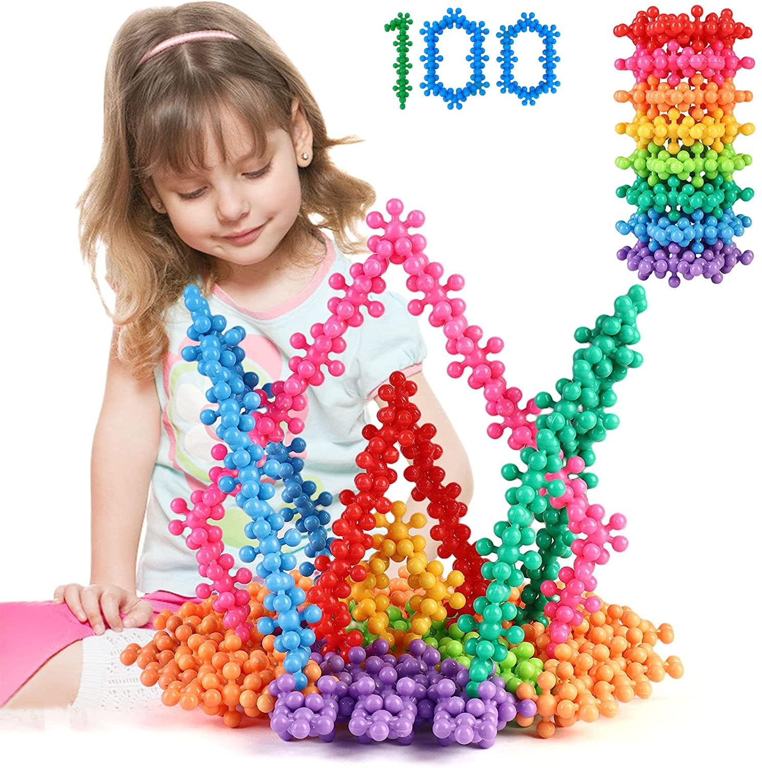AEXONIZ TOYS Star Links 100 Pcs Interlocking Blocks Educational, Construction Blocks for Kids, Colorful Star Building Blocks Toys for Kids Boys Girls Multicolor for Age 5+ Years (B0D28N3R94) Amazon Price History, Amazon Price Tracker