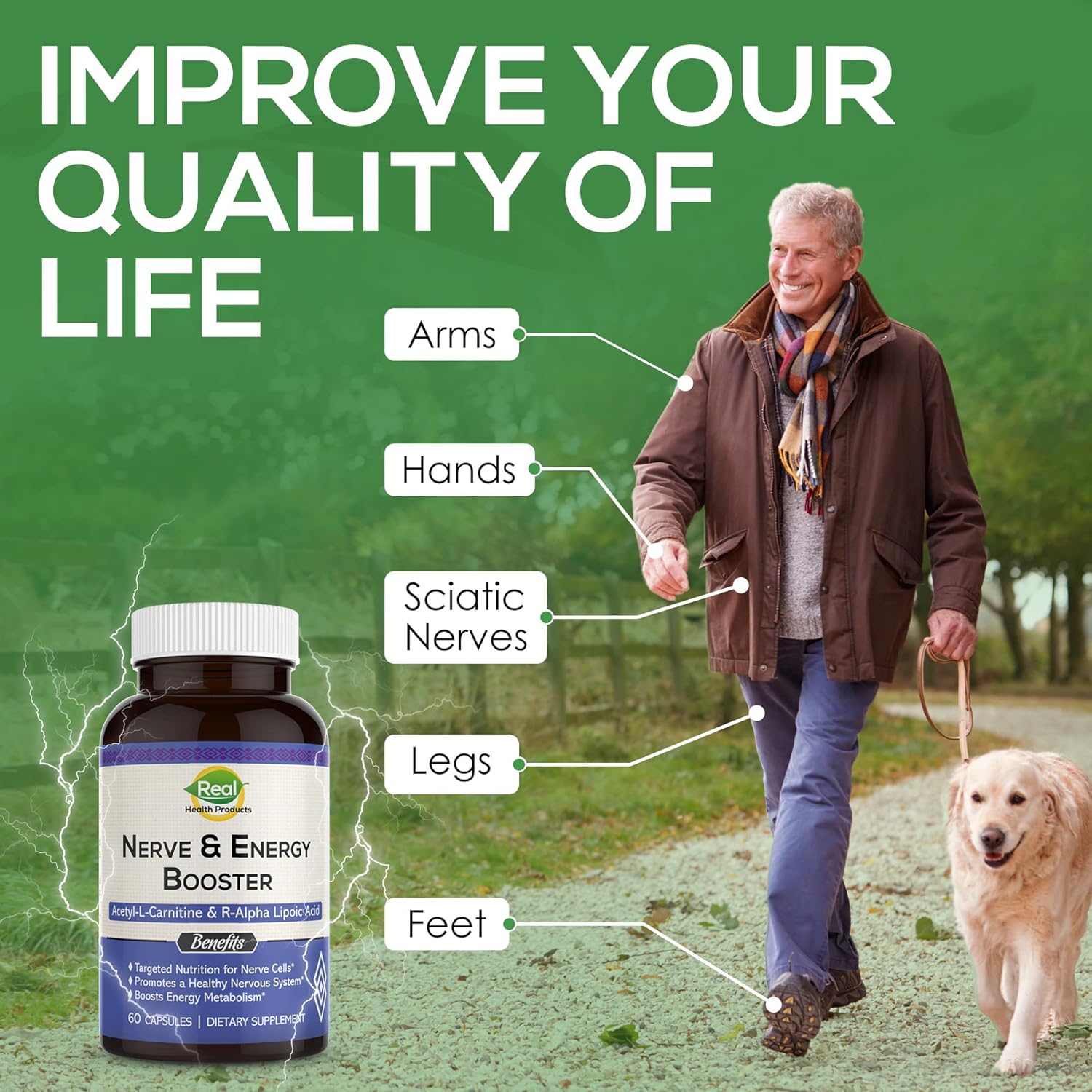 RHP Cápsulas de acetil Lcarnitina de 1000 mg y ácido alfa lipoico de