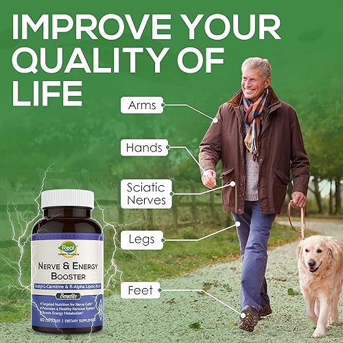 Miniatura 6 de RHP Cápsulas de acetil L-carnitina de 1000 mg y ácido alfa lipoico de 300 mg - Suplemento de Ala y suplemento de neuropatía - Función cardiovascular