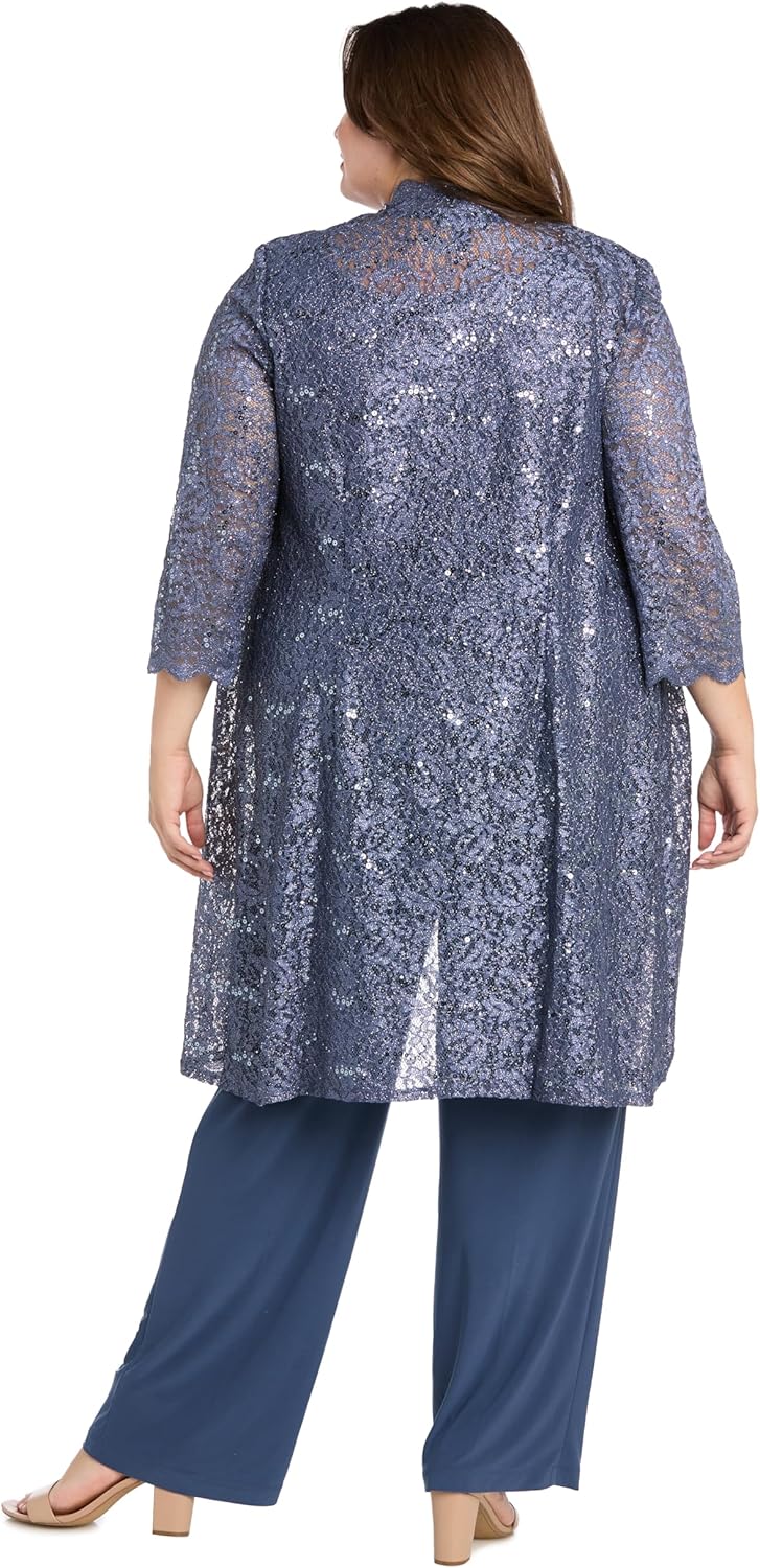 R&M Richards Womens Elegance De Nuit Pant Set - Image 7