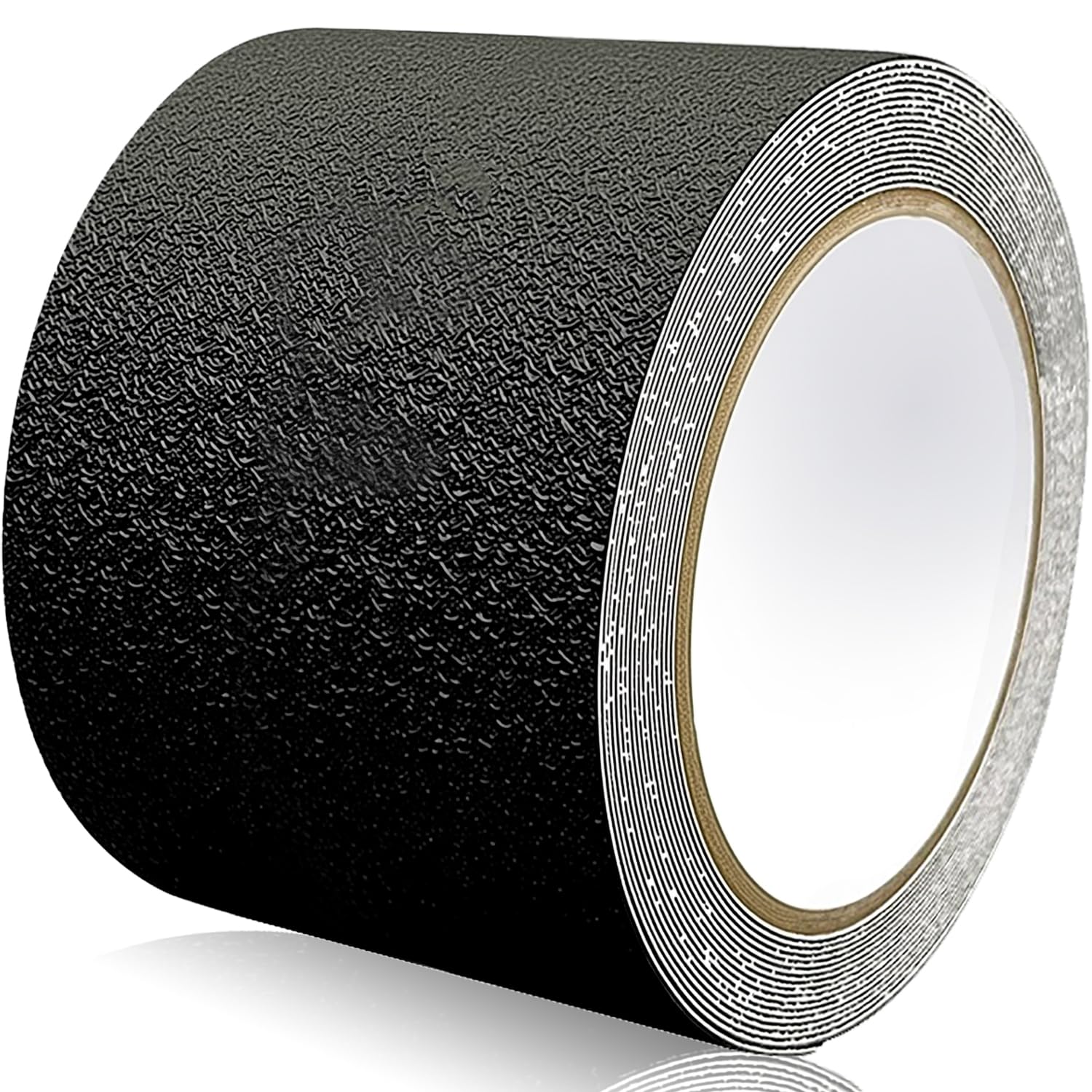 Rusoz Anti Slip Tape for Steps, Self Adhesive Safety Grip Tape Black 10cm x 5m, Non Slip Tape for Prevents the Elderly, Children, Pets from Slipping and Falling
