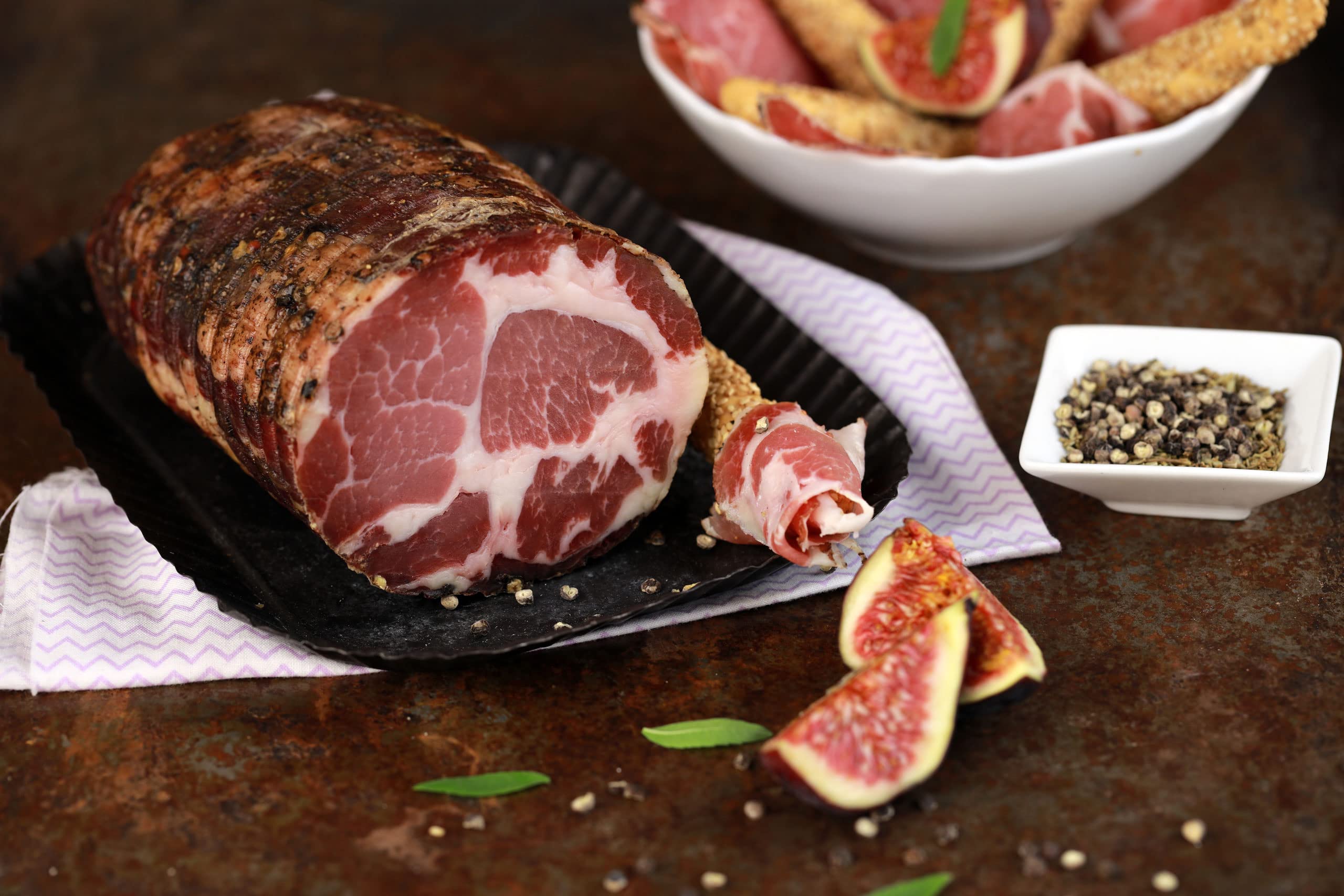 Coppa Stagionata (Capocollo Stagionato) | trancio sottovuoto da 0,5 kg | Salume artigianale Toscano | Salumificio Artigianale Gombitelli - Toscana