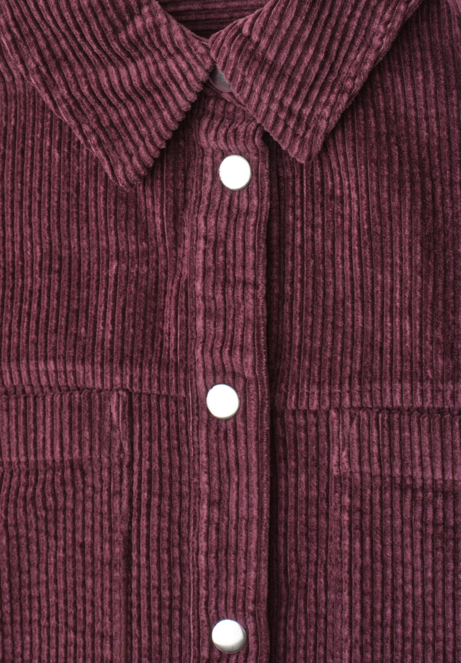 Street One Langarm Hemdbluse aus Cord mit Knöpfen