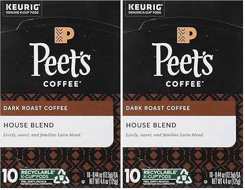 Vista 84 de Peet's Coffee, Cápsulas K-Cup Dark Roast para cafeteras Keurig, tostado francés, 88 unidades (4 cajas de 22 cápsulas K-Cup)