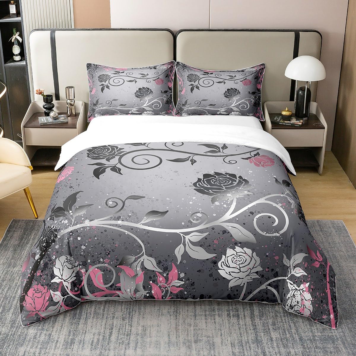 Housse De Couette 240X260Cm Vert Ado Fille Adulte Couleur Unie Parure