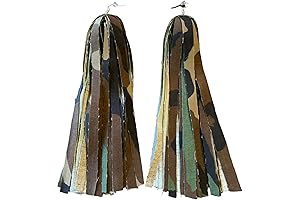 Camo Earrings: Express Your Inner Warrior with Style