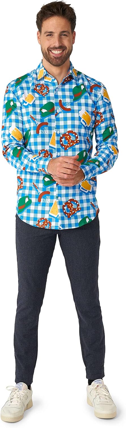 Suitmeister Men's Shirt - Button Down Shirt for Men- Long Sleeves - Image 3