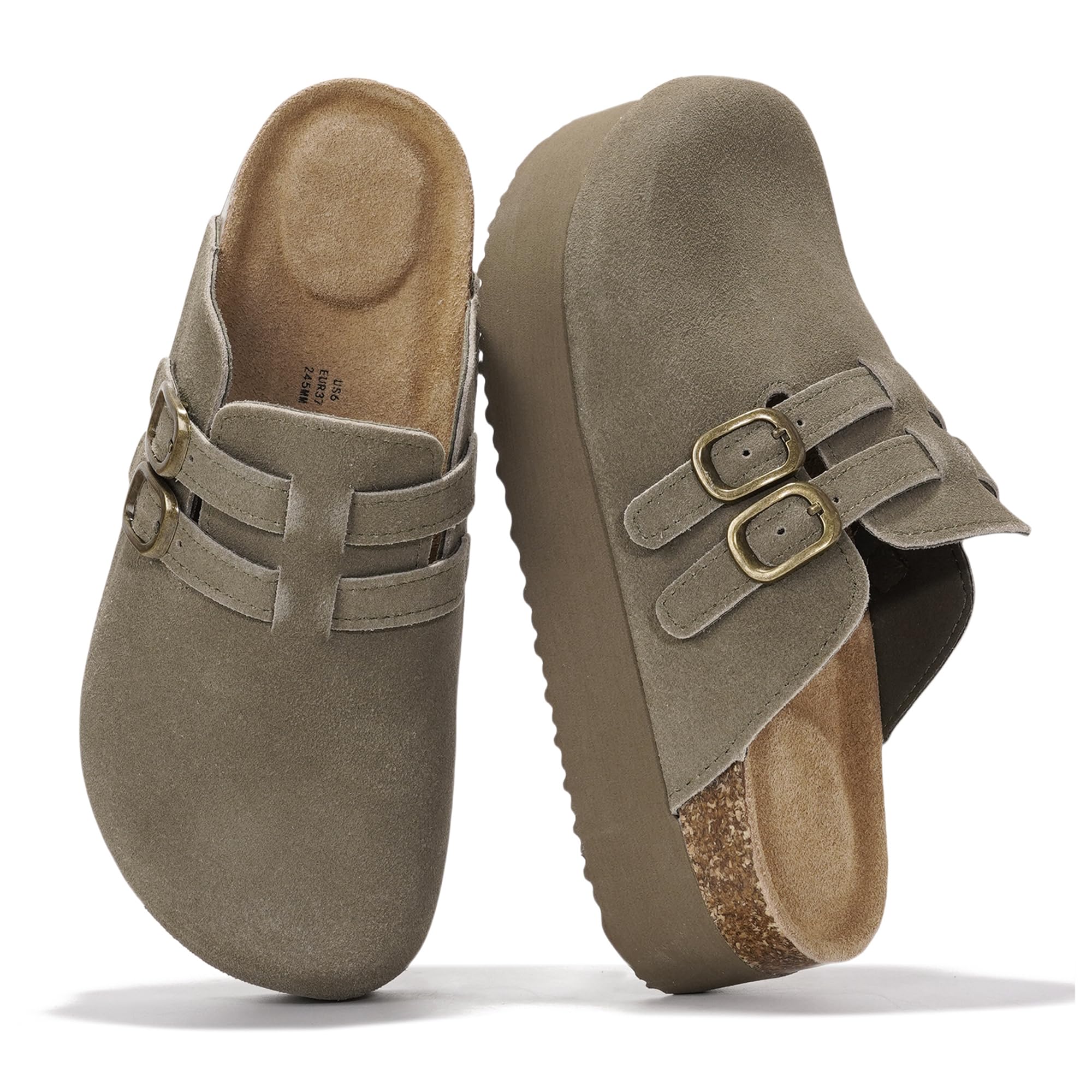 Project Cloud 100% Genuine Leather Womens Clogs – Stephi