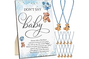 Teddy Bear Baby Shower Games: Don't Say Baby 51-Pack