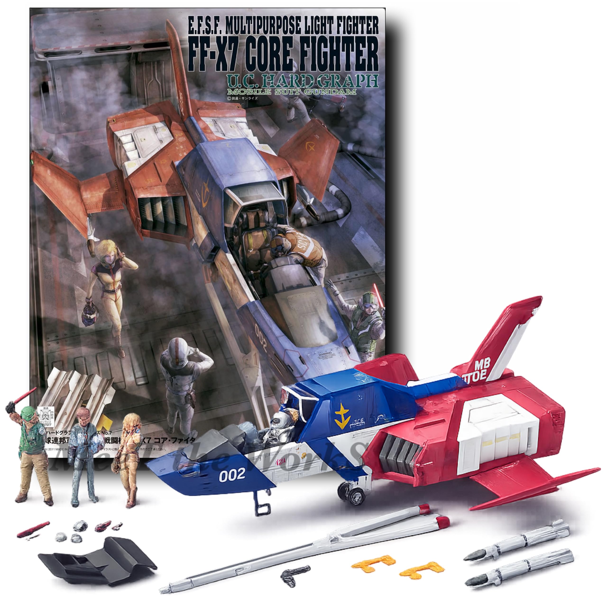 1/35 UCHG コア・ファイター全塗装完成品 カラーチェンジ ※付属品未組立 Amazon | U.C.HARD GRAPH 1/35 地球連邦軍 多目的軽戦闘機 FF-X7 コア