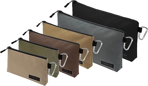 Miniatura 13 de COREFLEX Bolsa de herramientas de alta calidad con cremallera, bolsa de herramientas pequeña, bolsa de almacenamiento multiusos, bolsa