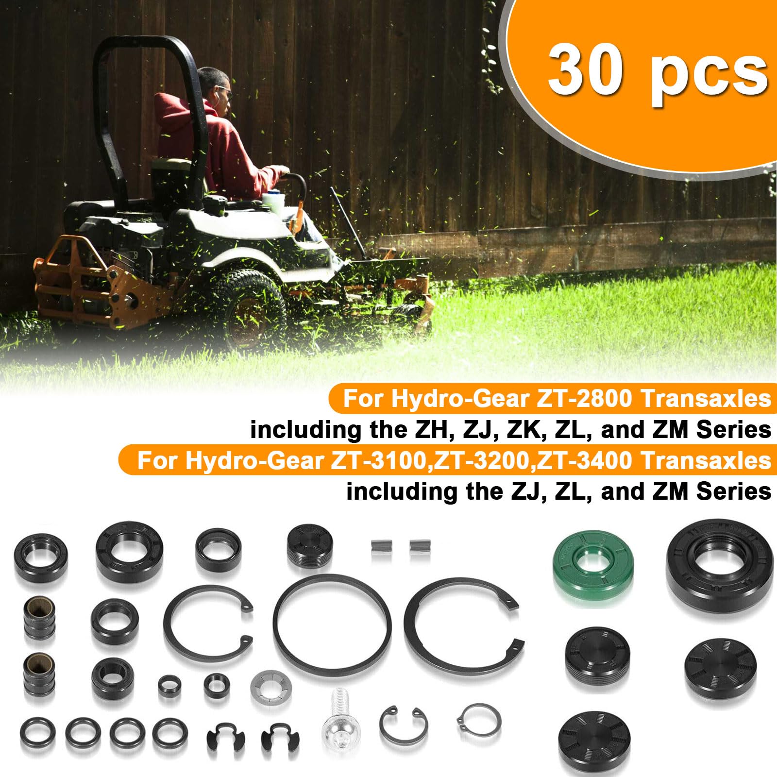 みー 72994 Transaxle Seal Service Kit for ZT-2800 ZT-3100 ZT-3200