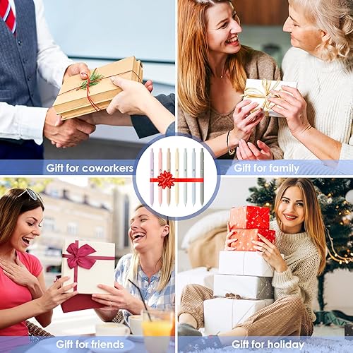 Miniatura 7 de Bolígrafos de gel de punta fina de 0.020 in, color negro, de escritura suave, bolígrafo japonés estético, artículos esenciales de oficina,